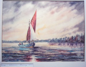 Franz Sailboat With Shore