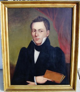 Unsigned Oil Portrait ca 1830 (1)
