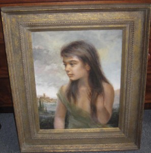 Vinciata Little Girl in Green Dress (1)